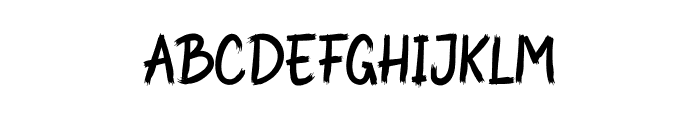Tree Ghost Font LOWERCASE