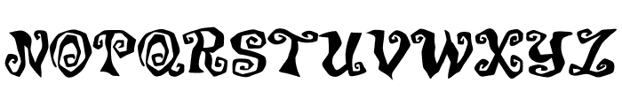 Tree Halloween Font LOWERCASE