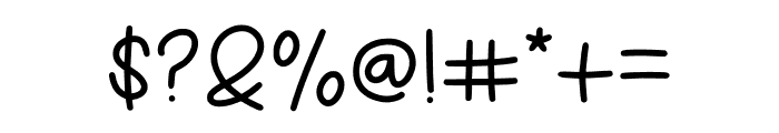 Tree Snow Font OTHER CHARS
