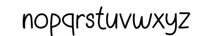 Tree Snow Font LOWERCASE