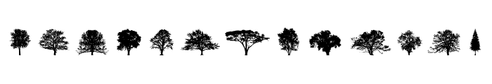 Trees 2.0 Font LOWERCASE