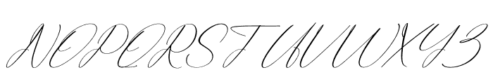 Trekfox Hunter Italic Font UPPERCASE