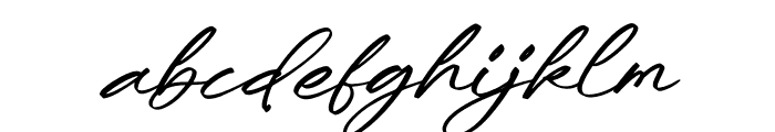 Trelasty Bettany Italic Font LOWERCASE