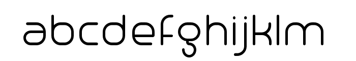 Trench-Light Font LOWERCASE