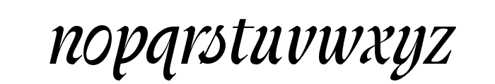 Trendy Chart Italic Font LOWERCASE