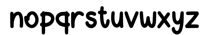 Trendy Wishes Regular Font LOWERCASE