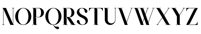 Trentia Regular Font UPPERCASE