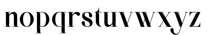 Trentia Regular Font LOWERCASE