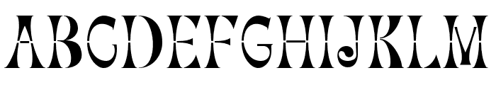 Trenton-Regular Font UPPERCASE
