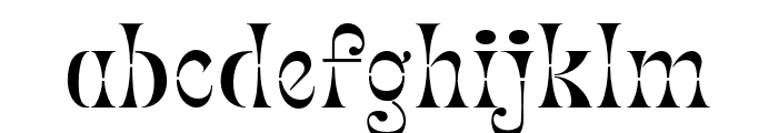 Trenton-Regular Font LOWERCASE