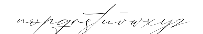 Trescilla Corinne Italic Font LOWERCASE