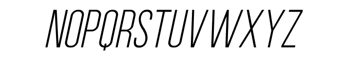 Tresnaku Light Italic Font LOWERCASE