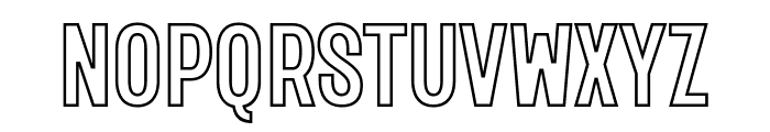 Trexshie Outline Font UPPERCASE
