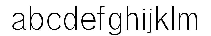 Treyton-Light Font LOWERCASE