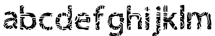 Tribal Doodle Regular Font LOWERCASE