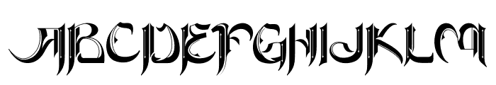 Tribalizm Five Font UPPERCASE