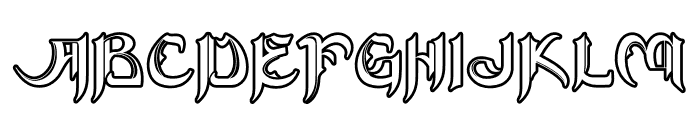 Tribalizm One Font UPPERCASE