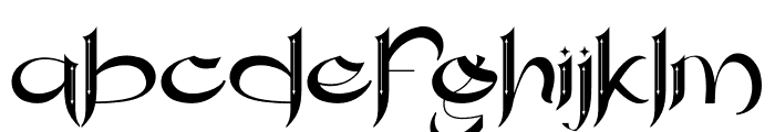 Tribalizm Font LOWERCASE