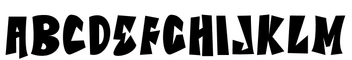 Tricky Monster Font UPPERCASE