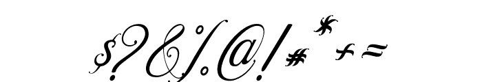 Trifasciata-Regular Font OTHER CHARS