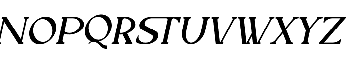 Trige Italic Font UPPERCASE