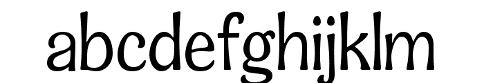 Triorange Regular Font LOWERCASE