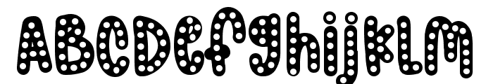 Triple Magic Dot Font UPPERCASE
