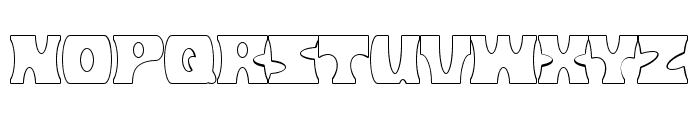Trippy Trip Outline Font UPPERCASE