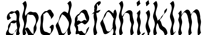 TrippyTrance Thin Condensed Font LOWERCASE