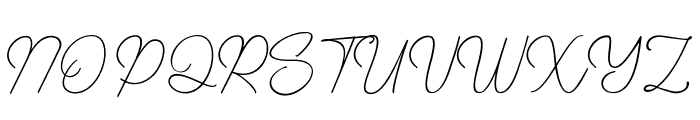 Trisalin Font UPPERCASE