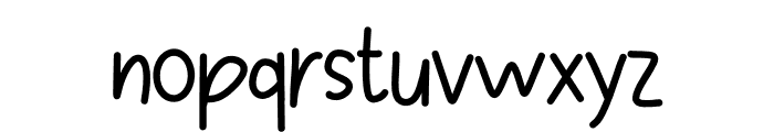Tristan Regular Font LOWERCASE