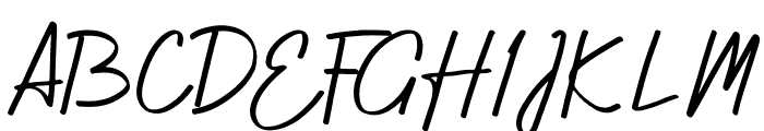 Tritty Font UPPERCASE