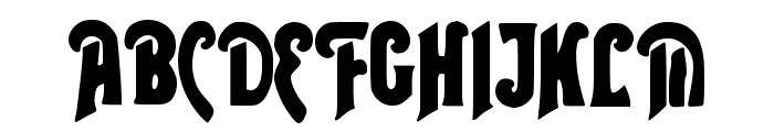 Triumphant Regular Font UPPERCASE