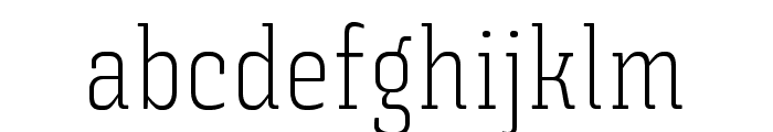 Triunfo-LightCondensed Font LOWERCASE