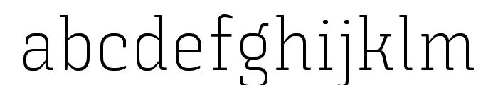 Triunfo-LightNarrow Font LOWERCASE