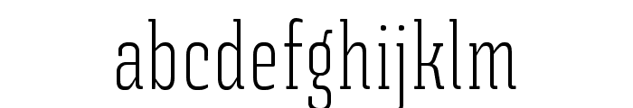 Triunfo-LightUltracondensed Font LOWERCASE
