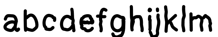 Trixielimber Font LOWERCASE