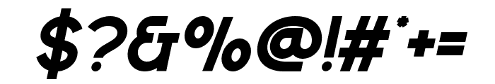 TrollyKuto-Italic Font OTHER CHARS