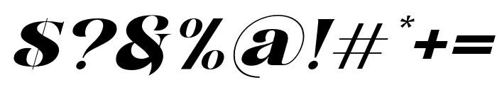 Trophy-Italic Font OTHER CHARS
