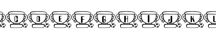 Trophy Font UPPERCASE