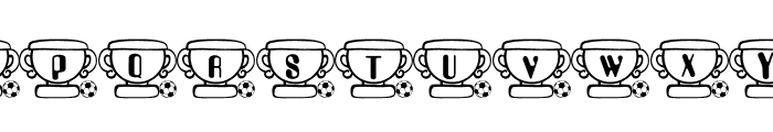 Trophy Font UPPERCASE