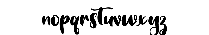 Tropical Display Font LOWERCASE