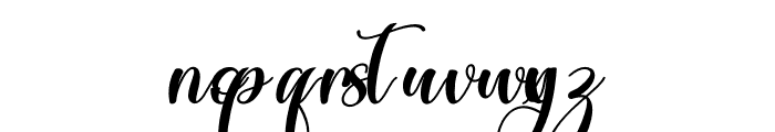 Tropical Leaves Italic Font LOWERCASE