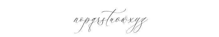 Tropical Qebalon Script Italic Font LOWERCASE