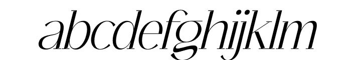 Tropical Qebalon Serif Italic Font LOWERCASE