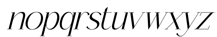 Tropical Qebalon Serif Italic Font LOWERCASE