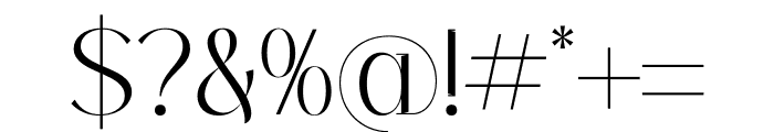 Tropical Qebalon Serif Font OTHER CHARS