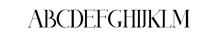 Tropical Serif Font - Regular Font UPPERCASE