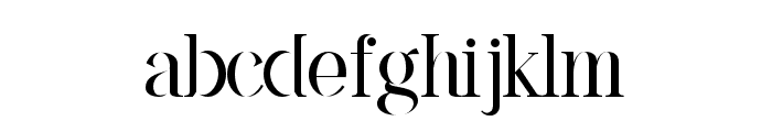 Tropical Serif Font - Regular Font LOWERCASE