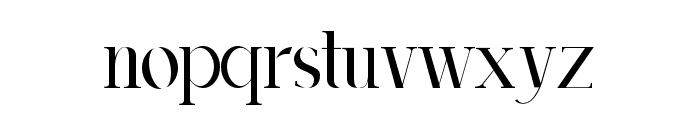 Tropical Serif Font - Regular Font LOWERCASE